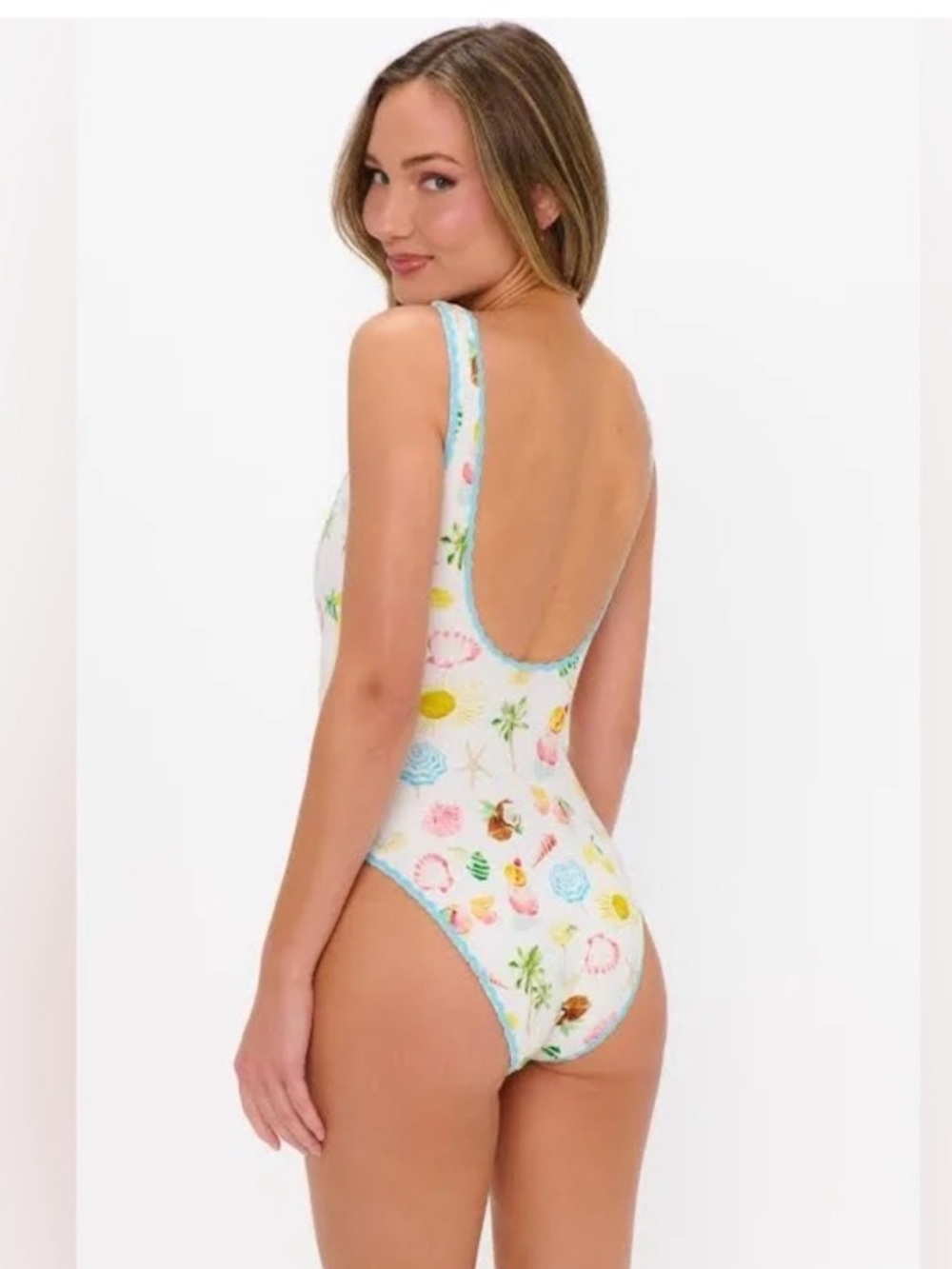 Show Me Your Mumu Italia One Piece ~ Seaside Treasures Scallop 
XXL
